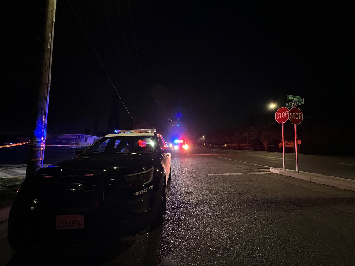 Fresno police have blocked off Holland and Fresno in NE Fresno. 