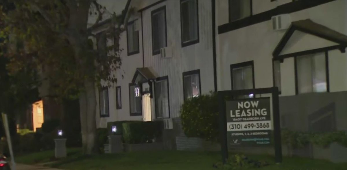 A man was shot and killed in an apartment near Cal State Northridge early this morning. The gunman is on the loose