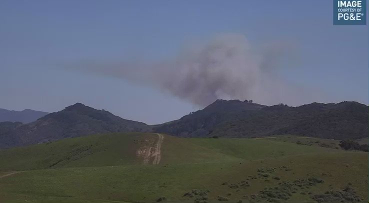 This is all just in the last 15 minutes. Very fast growth occurring. They've gotten everyone out of Hollister Ranch that was under evacuation. Reminder again: it's March 12th