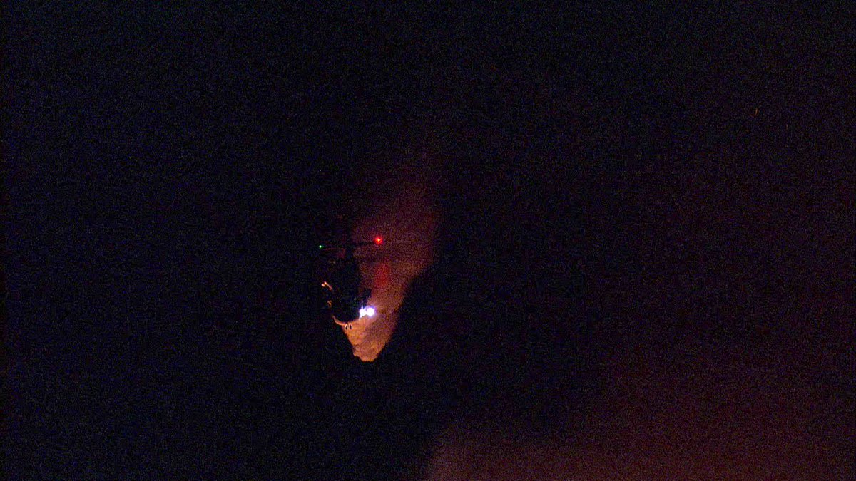 The HansenFire has burned more than 3 acres near the Hansen Dam in Los Angeles. The @LAFD says this is a major emergency fire with multiple nighttime water dropping helicoptes and 124 firefighters on scene. No injuries and no structures threatened so far