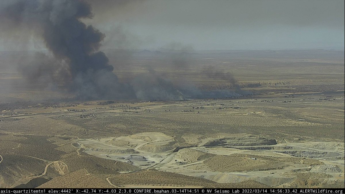 HeritageFire (OroGrande, San Bernardino Co) - IC reporting approx 100+ acres now. Previously ordered an addl type 1 engine strike team (5 engines) + addl type 3 engines