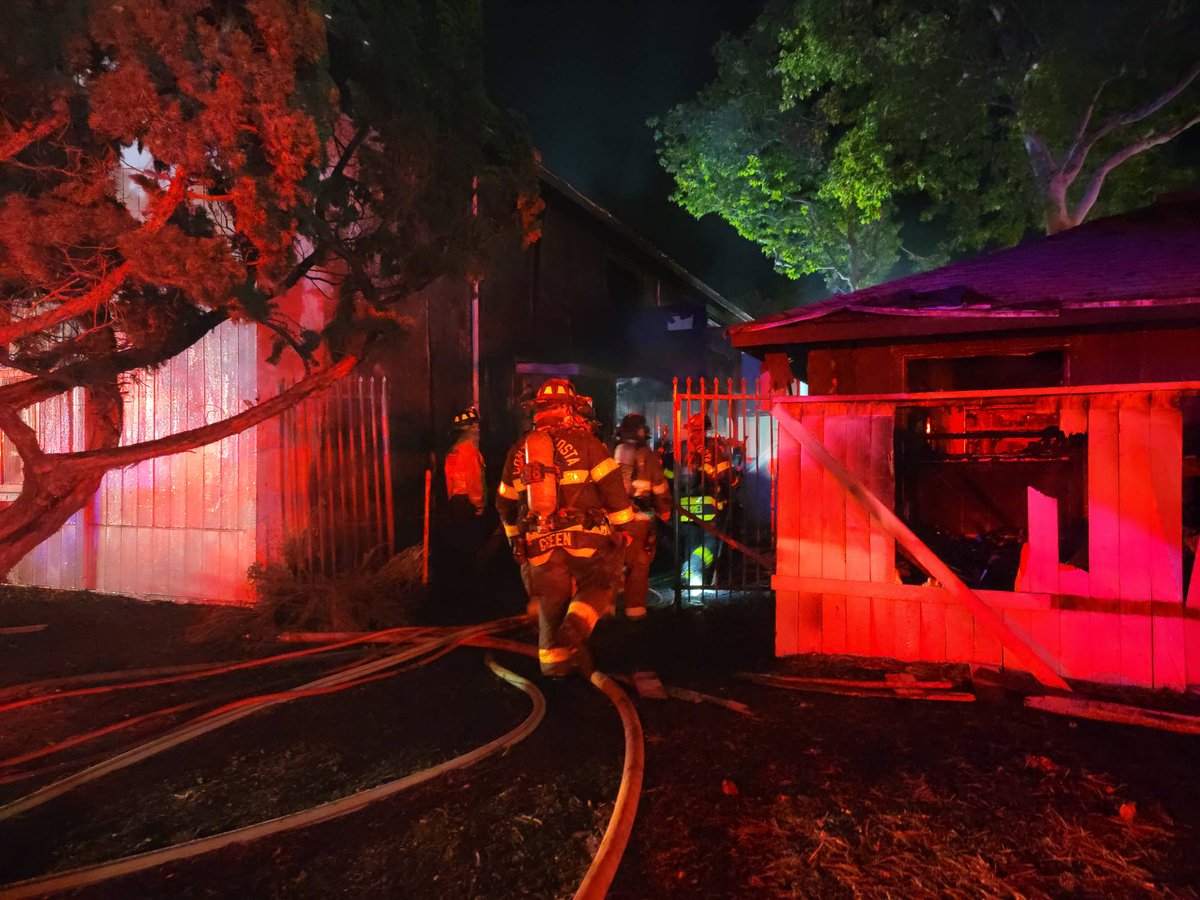 Fire in Antioch at Spanos & Auto Center knocked down. All residents safely evacuated. Total of 10 units involved in fire. No injuries reported at this time. Firefighters in extensive overhaul.