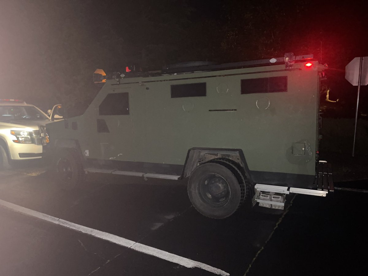 Huge Placer County Sheriff response including armored vehicles on Lake Forest Drive in Loomis where Sheriff is reporting an officer involved shooting