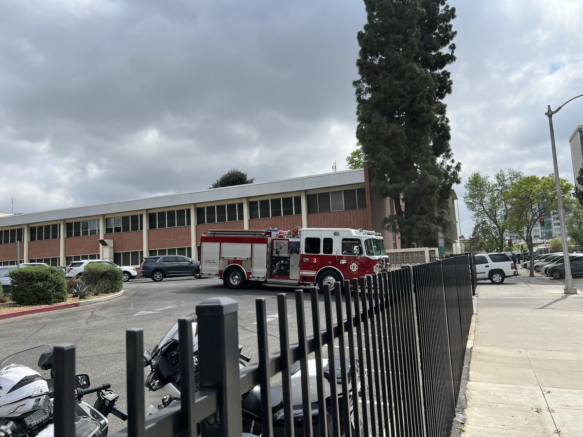 Fresno Police say there has been an officer involved shooting at the FPD annex building & that a suspect has been transported to CRMC