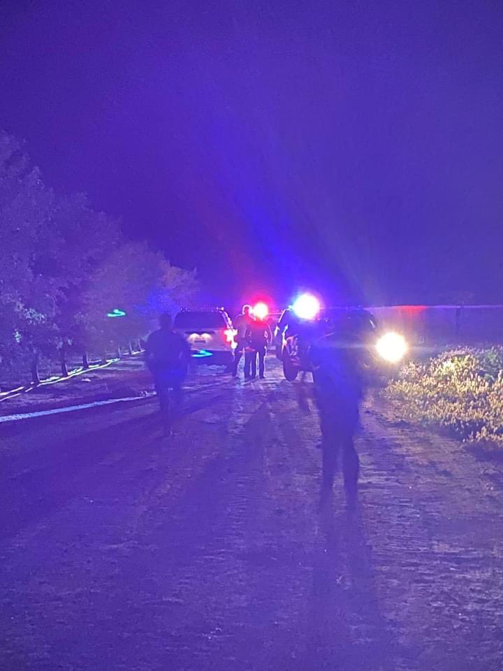 It was too dark to take any pictures,  This is at Road 140 and Avenue 80, near Pixley. Officials say deputies found suspects' car here and the group got out and started shooting at deputies, who fired back