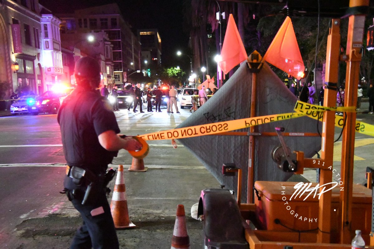 MCI Sacramento Multi Casualty Downtown  10th & K Street  At 2:04 a.m. Sacramento Police and Fire responded to 10th &amp; K.  Per radio reports 12 patients total: 5 Deceased, 5 Transported to Trauma Center and 2 Self Transported to local hospitals