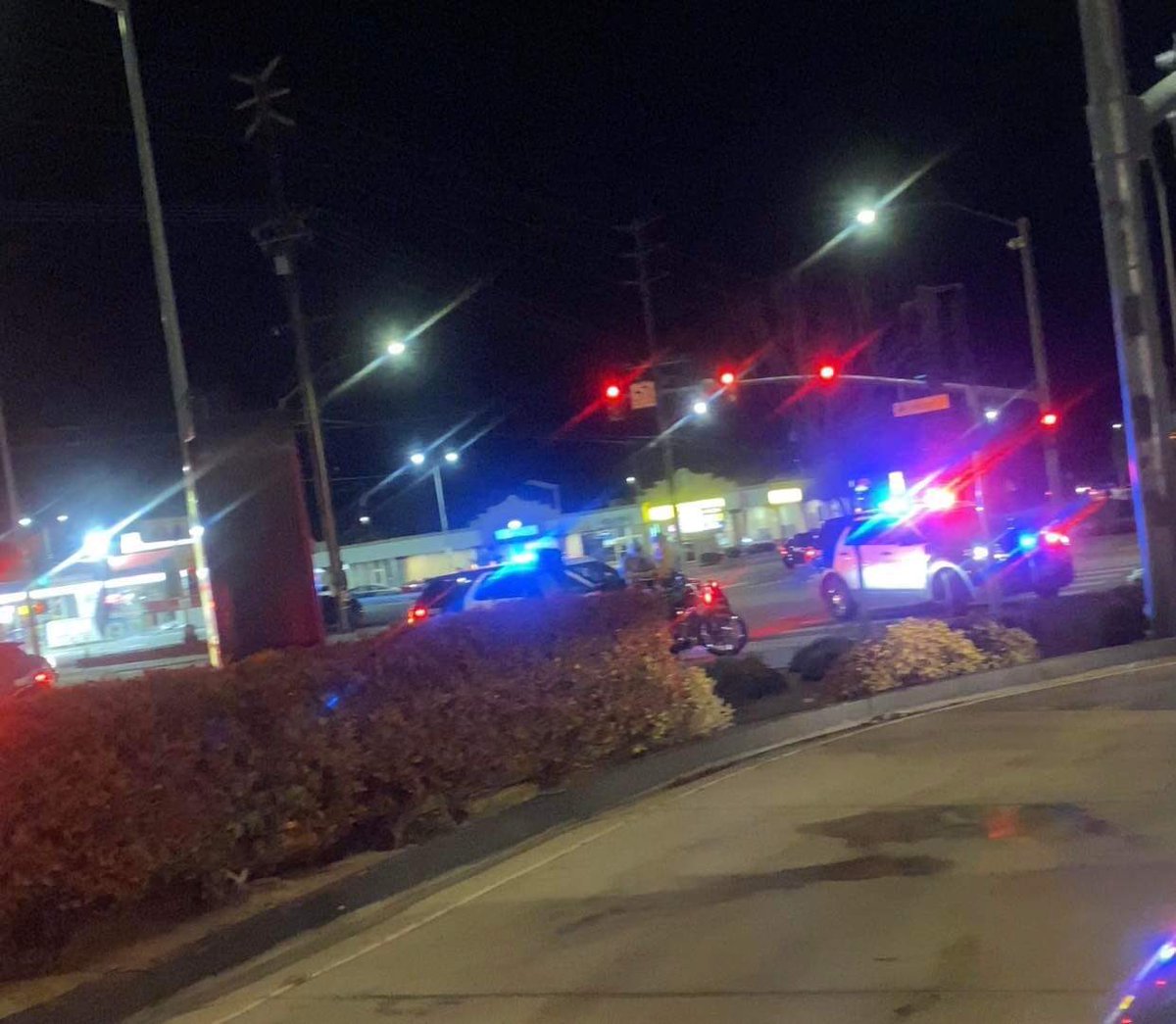 10th Street West and Avenue I (near KFC) white SUV vs motorcycle Sheriff and FD enroute code 3  : now a hit and runvehicle fled EB Avenue Ivehicle has front end damage vehicle plate 8DKY736   2: driver is male, black, adult, bald wearing glasses