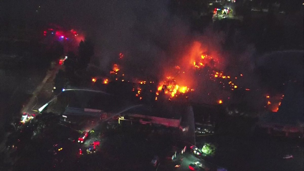 Scene from the air thanks to our @nbcbayarea chopper. This is the Home Depot on Blossom Hill Road, or what's left of it.