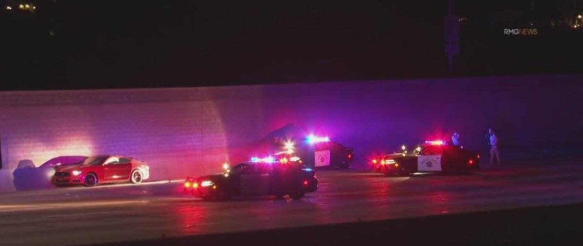 The northbound lanes of the 405 freeway in the Sepulveda Pass have been reopened amid a CHP investigation. The SB lanes remain closed