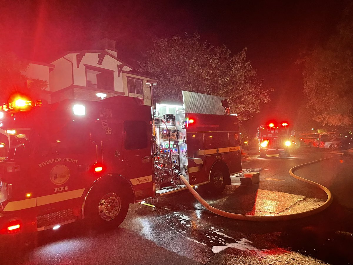 MULTI-FAMILY DWELLING FIRE - Rptd 8:37 PM. 34000 Blk Pourroy Rd in Winchester. Firefighters responded to reports of an apartment kitchen fire on the third floor at the above location