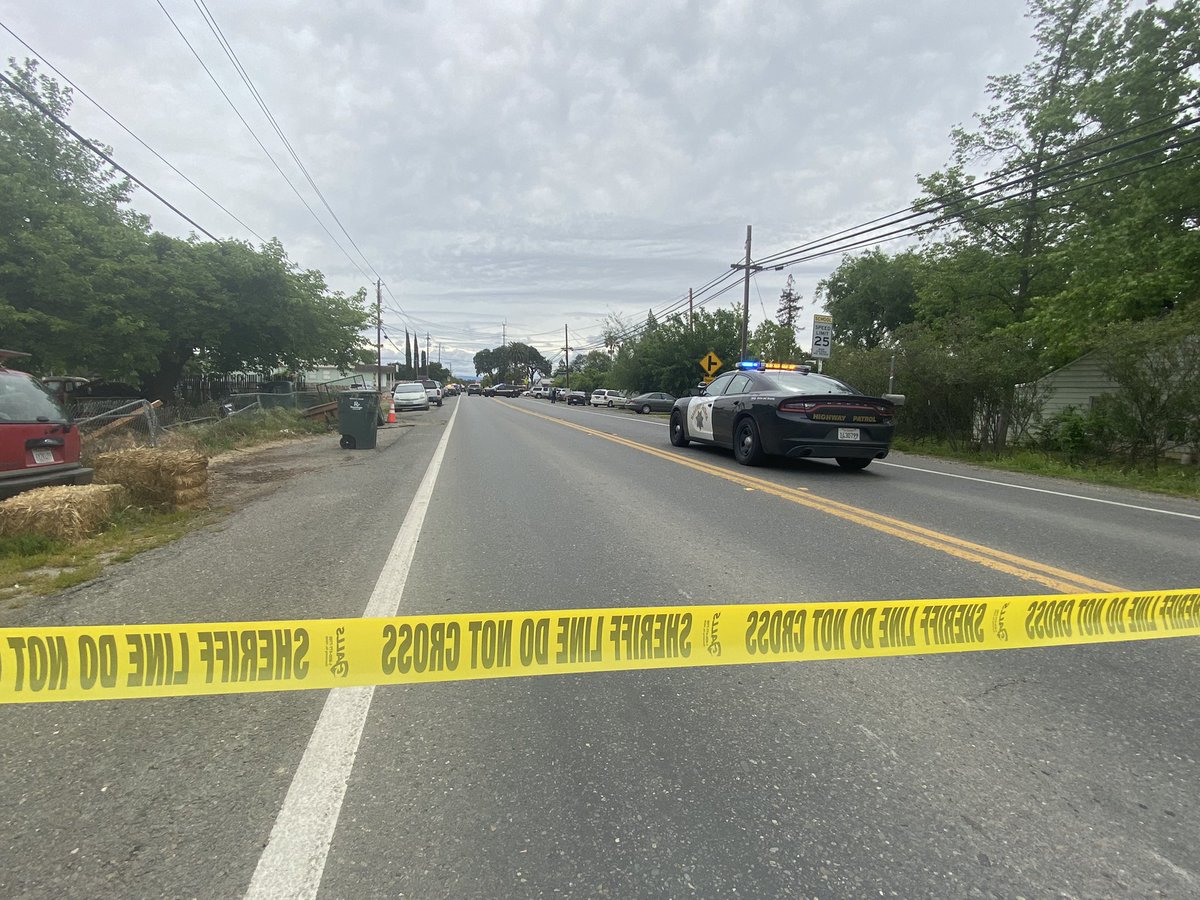 Deadly shooting in Linda. CHP says a CHP officer was making contact with  a driver at Dunning Ave. & Hammonton Smartsville Rd. The officer got caught in the door and was dragged. He shot the driver and the driver died on scene. 