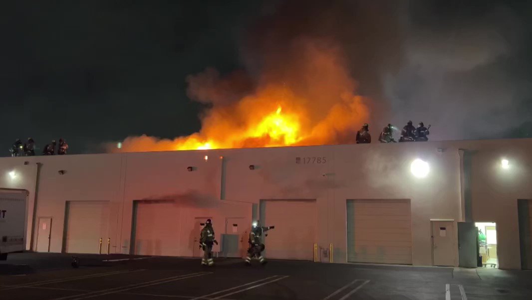 FireMillions of dollars worth of property savedfire  Last night a 3 alarm  blaze broke out in an industrial strip center in Irvine.  OCFA firefighters arrived on scene to find 2 units with significant fire involvement