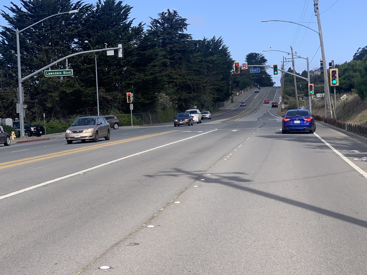 Colma police just left scene on hillside boulevard and Serramonte blvd.  traffic can now go through.  Shutdown between 330 am and 930 am bc of shooting.  Two people rushed to surgery.  Another at scene.  All three will survive.  Search continues for suspects