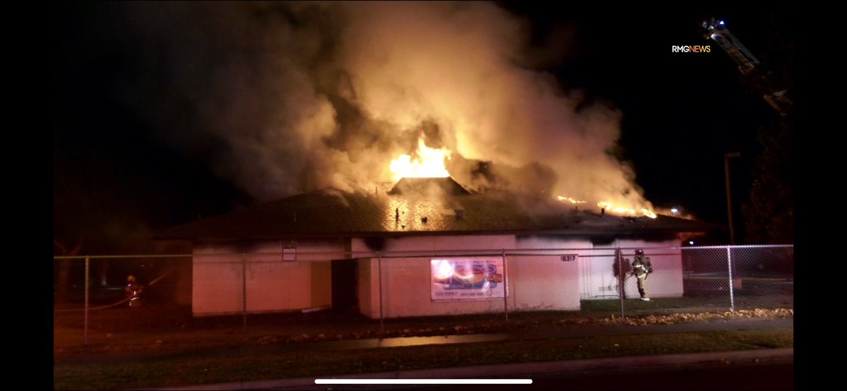 Just before 10pm a community center was destroyed on Valley Blvd in bloomington