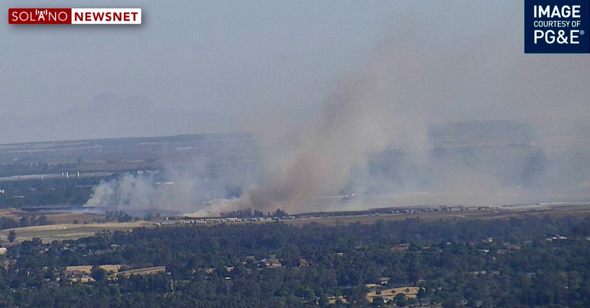 Solano firefighters battling 3-alarm fire near Winters 