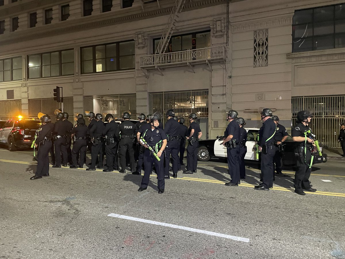 One of these nights. Violent protestors armed with hammers, axes, rocks, and bottles breached city hall barricades. So far, at least one officer was injured