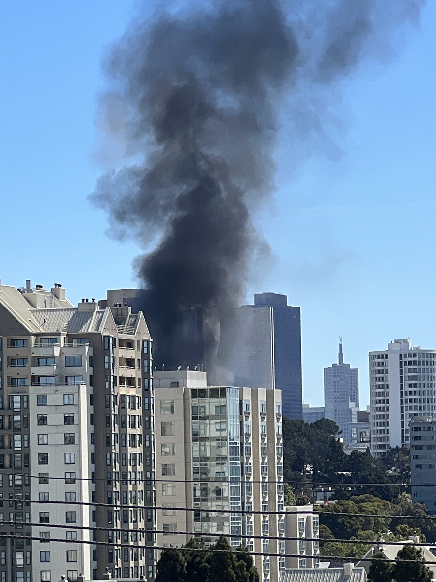 Rescues underway at 2-alarm fire on EllisStreet in San Francisco