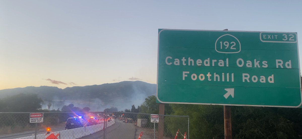 Santa Barbara  County FIREHAWK 964 released after aggressive attack on the Bridge fire - Hwy  154 above Santa Barbara in light grass and light to moderate wind.  No structures lost.  Cause under investigation.  This was near the Bridge to Nowhere