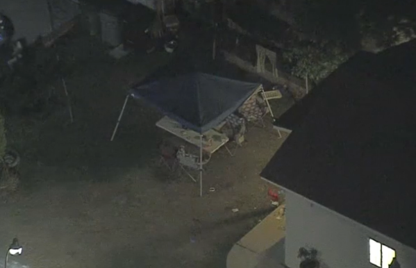 Investigators on scene of a shooting that left a woman dead in the backyard of a BaldwinPark home 