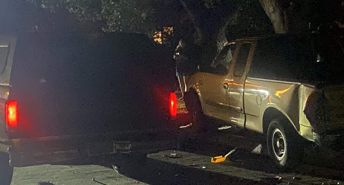 Multiple vehicles were damaged at 1113  E. Cota St. in Santa Barbara Monday night about 10:15 p.m.   The responsible driver reportedly ran from the scene.  No injuries reported.   Santa Barbara Police and fire were on it.  Traffic was rerouted for the debris clean up