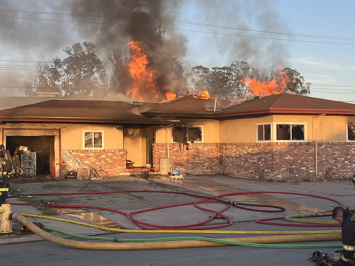 Major housefire on Lupin Drive in Salinas