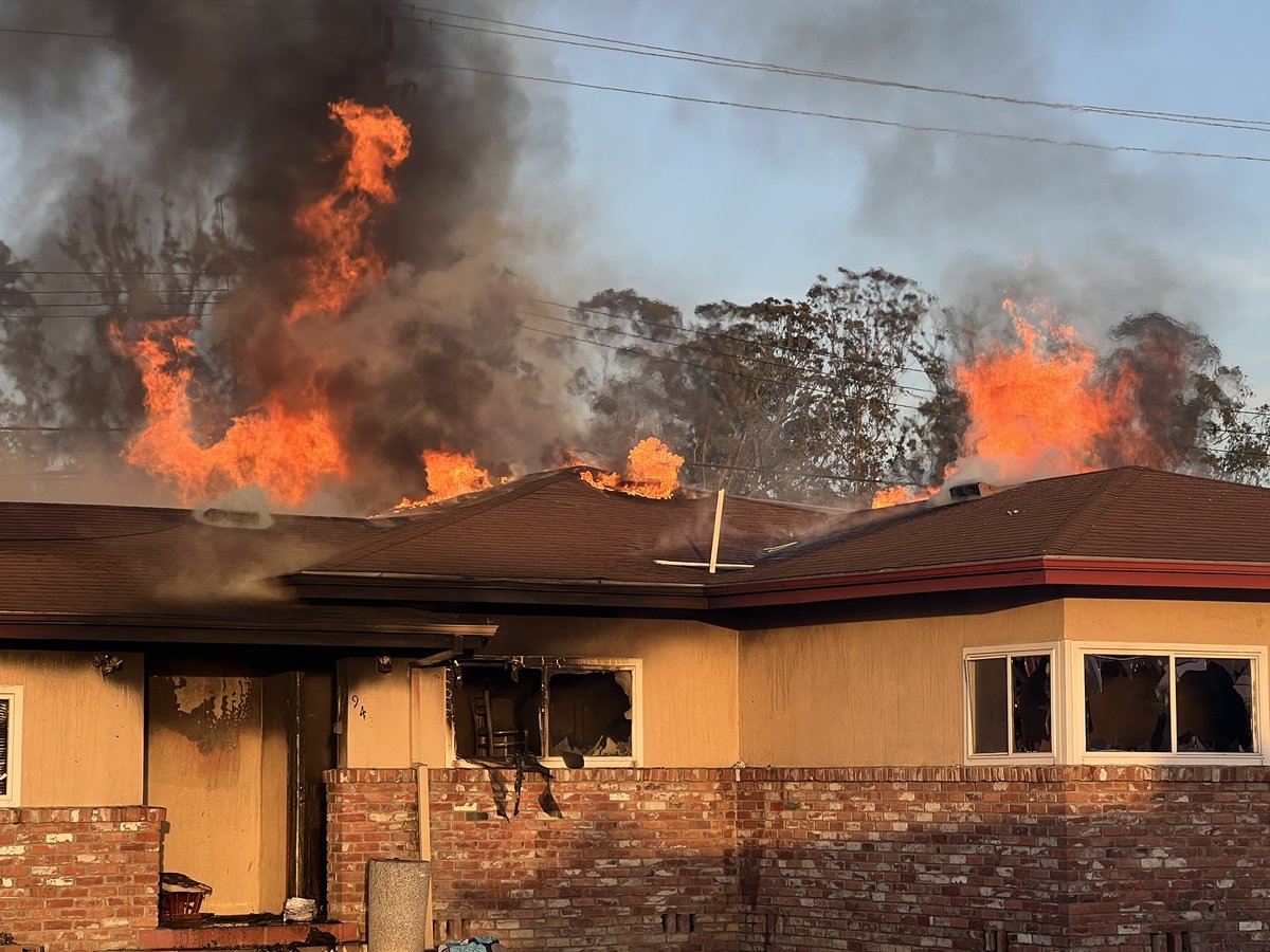 Major housefire on Lupin Drive in Salinas