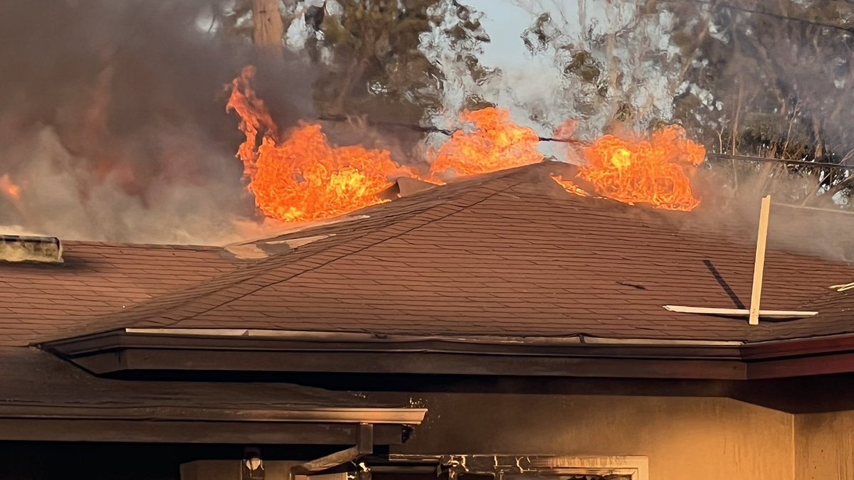 Major housefire on Lupin Drive in Salinas