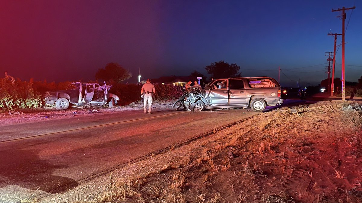 A 71-year-old man was killed Tuesday evening after two vehicles collided near Floral and De Wolf, just west of Selma