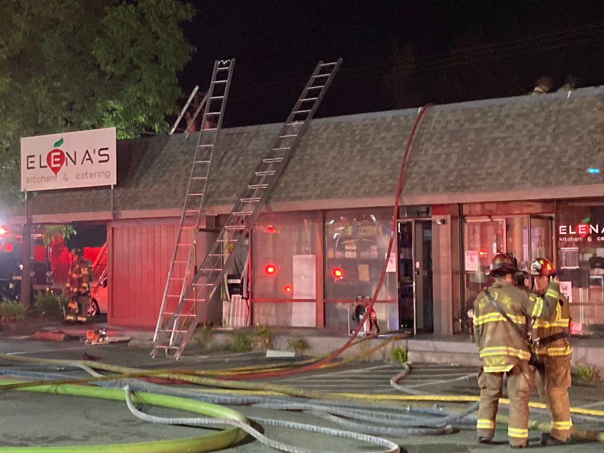 Battalion 13 crews responded to a report of flames coming from a building. Units arrived to find a working fire. The fire was quickly knocked down and was kept from spreading to adjacent occupancies. No injuries were reported and the cause is still under investigation