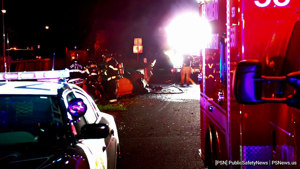 VehicleVsFence VehicleFire Arrest Just before 12:30 A.M. Friday, a vehicle crashed through the fencing from LaMancha onto the shoulder of SB Hwy 99 before the Mack Rd. exit. After a breathalyzer test, the driver was arrested and transported to jail. No injuries