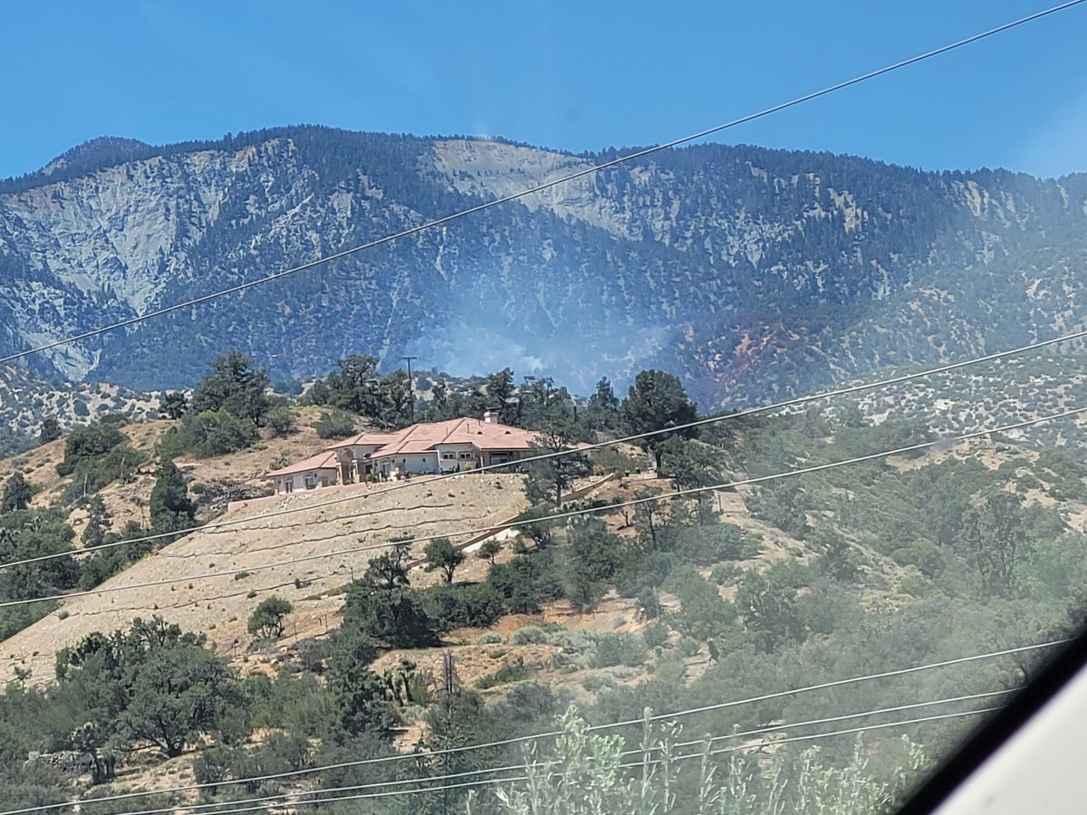 View of SheepFire from Hwy 138 & Lebec Road