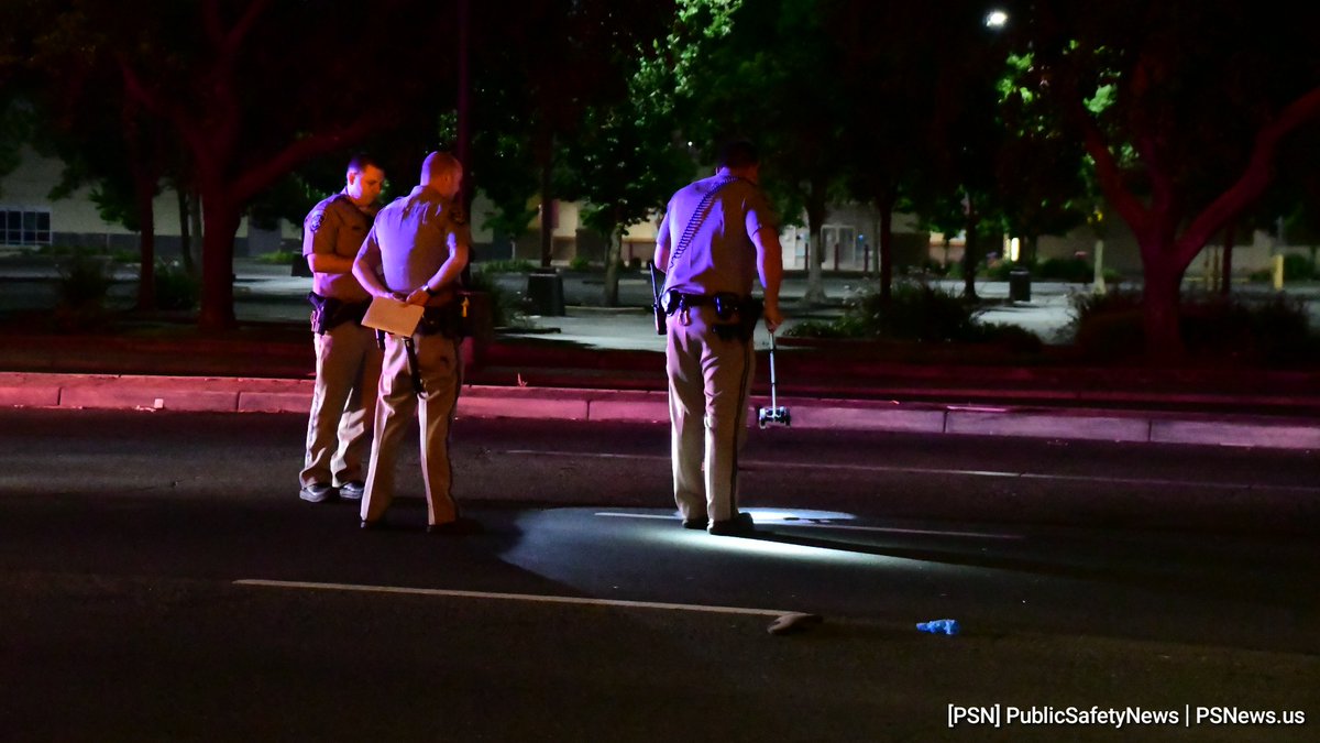 The westbound lanes of Florin Rd. are closed just before Bowling  Dr. as CHP investigates a fatal, hit and run, incident.