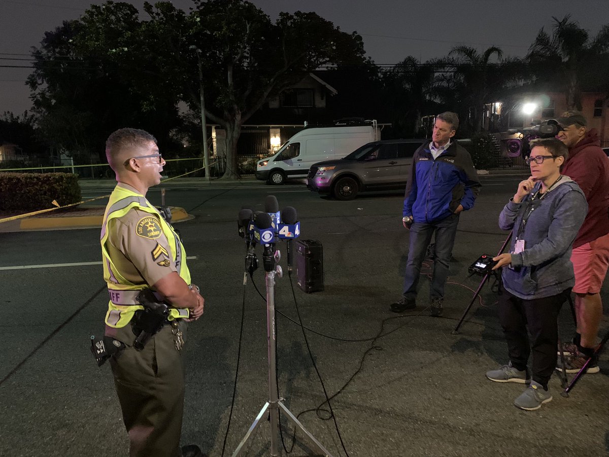 Two women were killed in a crash overnight.  @ComptonLASD is investigating a street takeover and racing. 