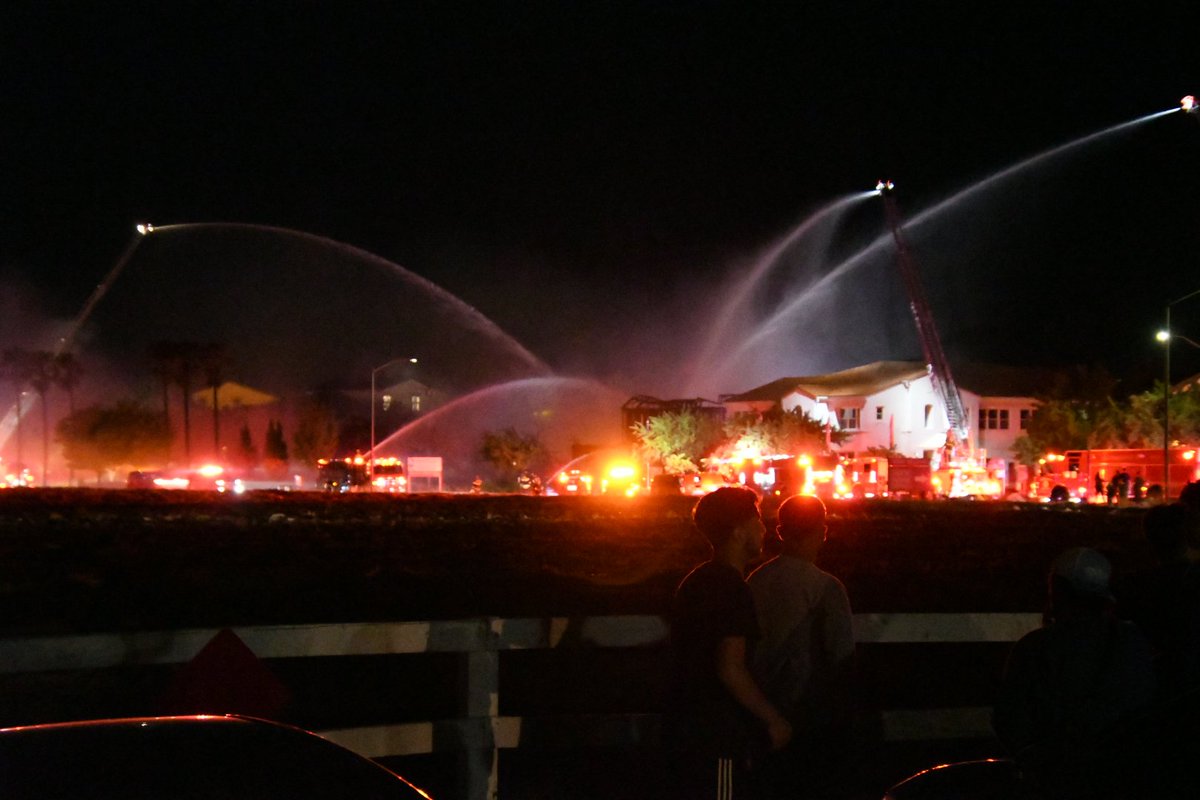 3Alarm Commercial Structure Fire in North Natomas.  Per fire multiple dwellings involved. No injuries reported