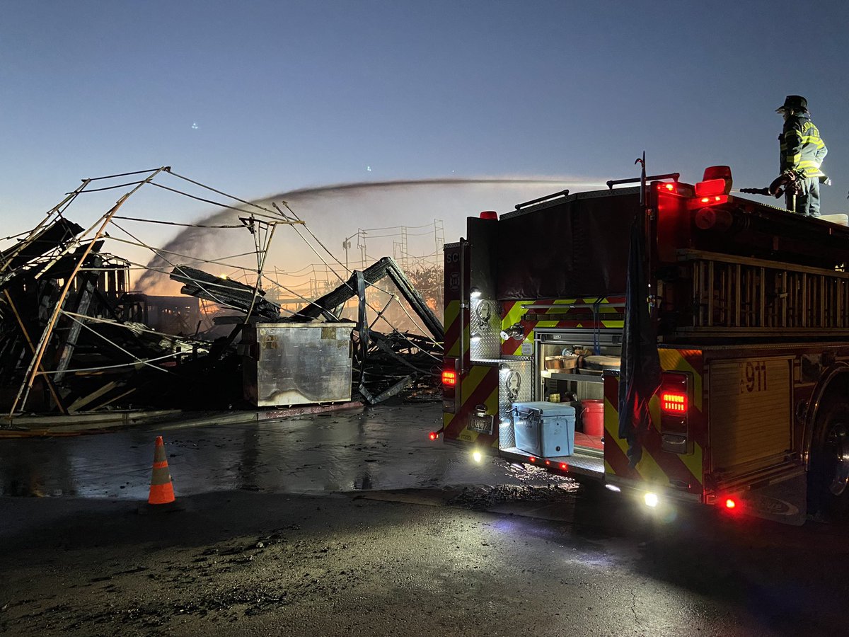 Intense early morning 3-alarm fire in Natomas area.