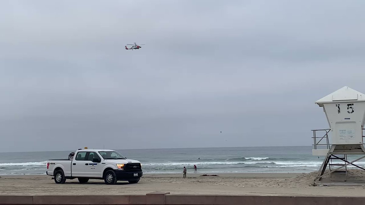 Search efforts have resumed in Mission Beach for an 18-year-old boy, feared dead after getting pulled under the surf yesterday afternoon. Some rioters who were out here this morning told he had just graduated and was here to celebrate with friends