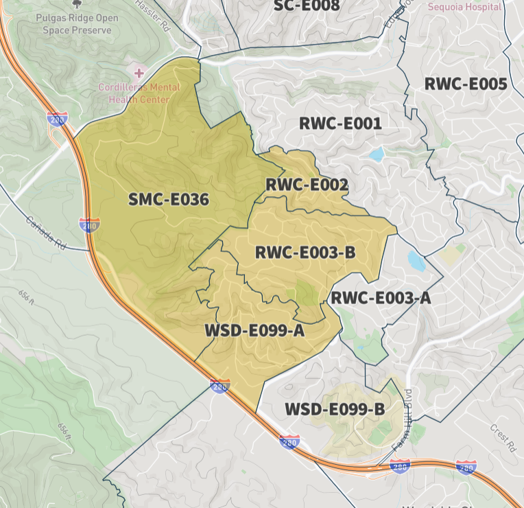 EdgewoodFire (EmeraldHills, San Mateo Co) - Evacuations have been downgraded to a warning + the advisories have been cleared outright on @zonehaven