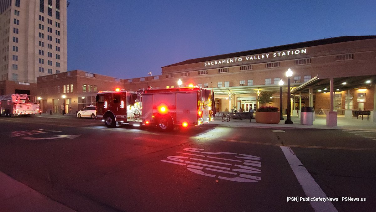 Hazmat Downtown 401 I Street The Amtrak Sacramento Valley Station has been evacuated due to a haze in the building from chemicals, per radio traffic.