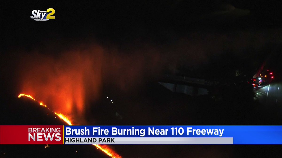 Firefighters through the air and ground have put out most of the fire that broke out in Highland Park. LA Fire and LA County Fire crews continue to battle what is left of the fire