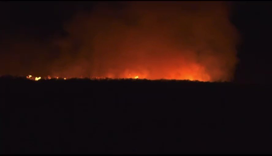 This is 1 of 4 fires that sparked in Contra Costa County Fire last night due to fireworks.  This was a 2 acre fire near James Donlon Ave in Antioch