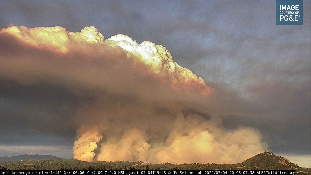 ElectraFire (Amador/Calaveras Co) - Air Attack reporting the fire on the north side of the river is nearly at Ponderosa Way. The fire on south side of river is approx 1/4 mile away from Ponderosa Way but with  a spot established out in front towards the bridge