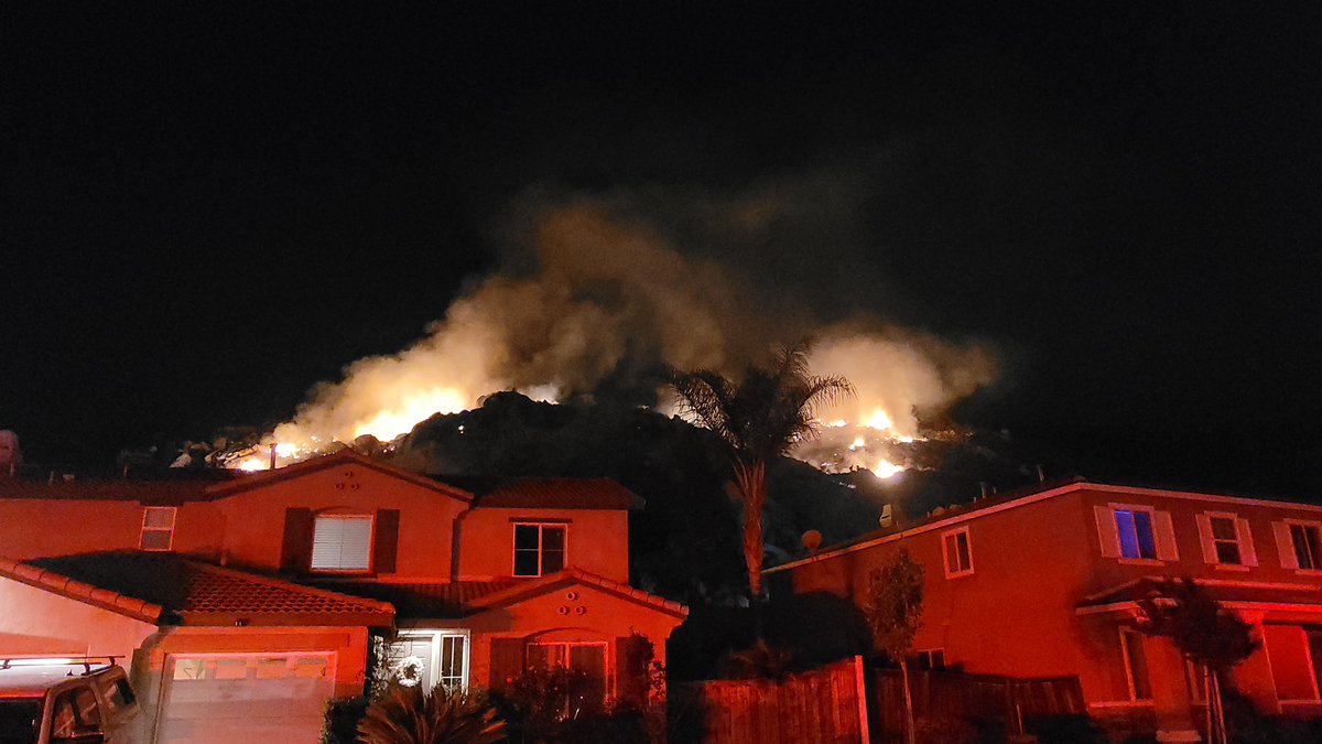 Vegetation Fire:rpt@8:40 p.m. 16000blk Fox Trot Ln. in Moreno Valley. The fire is 15 acres burning in medium vegetation. No evacuations or injuries, the cause is under investigation. SouthernFIRE :SoCal Law Enforcement & Public Safety Community News Group