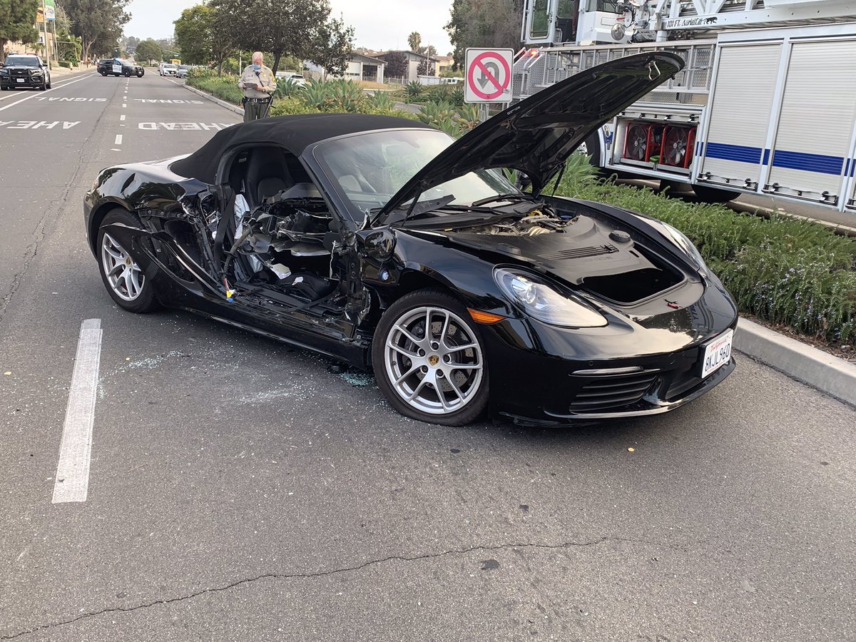 Two car vehicle accident: 300blk Stork Rd/Santa Felicia. SBC Fire OS, 10min extrication, 2 elderly Pt's tx by ground ambulance to SBCH, 1 AMA, 3 non-injury.  SBC clearing soon. NB Storke Rd. Closed.  Fire clearing soon. C/T 6:15.  Accident under Investigation