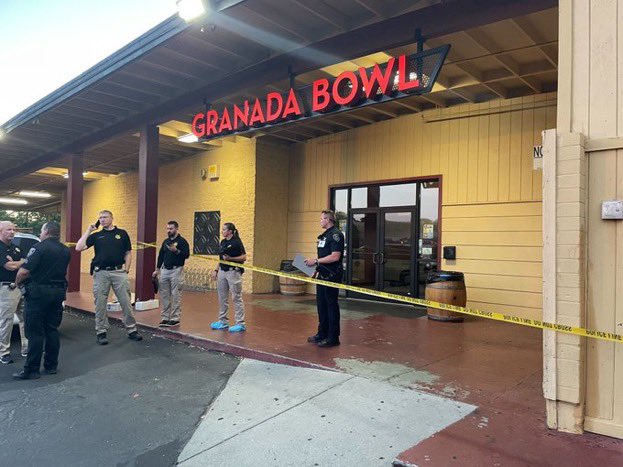 Man shot and killed at Granada Bowl was Antonio Vargas, 28.   Two others hurt. @LivermorePolice investigating