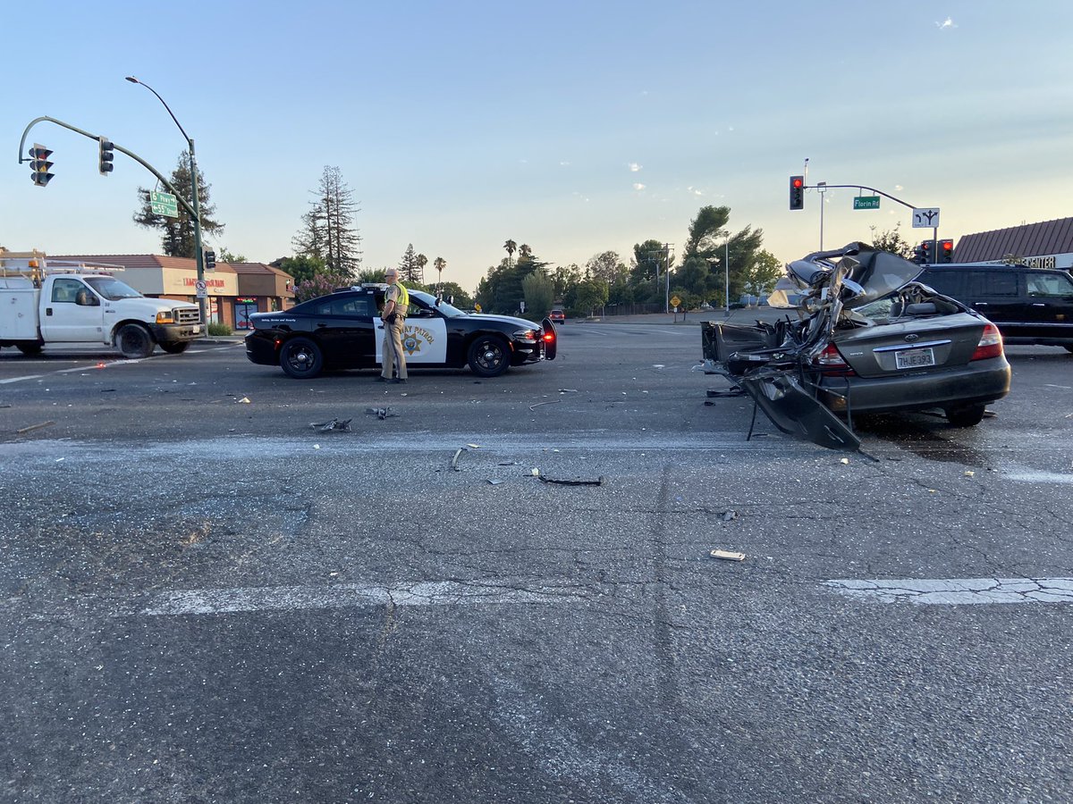 CHP investigating deadly car v semi collision at intersection of Florin & 6th pkwy