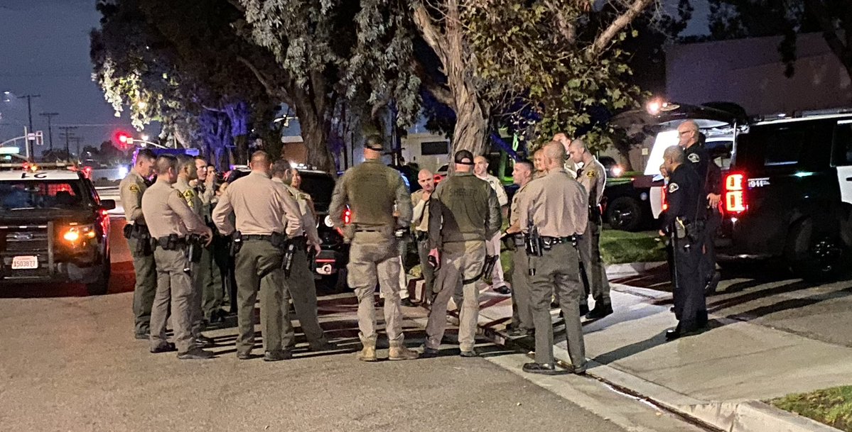 LASD SEB SWAT canine operation in support of LASD Century Station for armed carjacking suspects at the termination of a pursuit with canine Jango has concluded. Suspects in custody. White Star Ave. in the city of Anaheim reopened. Neighborhood safe