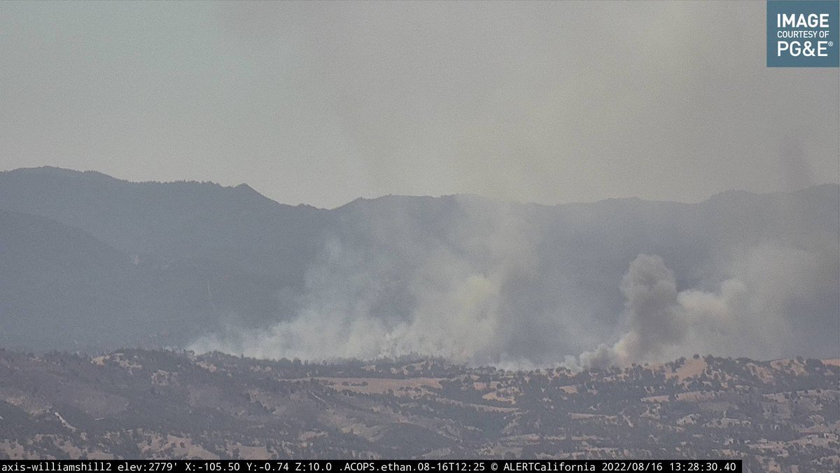 LosBueyesFire on Fort Hunter Liggett in Monterey Co near Sam Jones Rd & Salmon Creek Rd: Air Attack reported 15 acres with  moderate rate of spread in grass &amp; oak woodland, no structures threatened