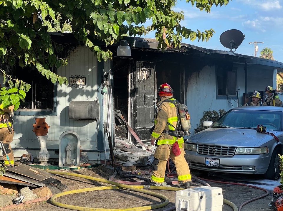 One person is dead and another is critically injured after a fire broke out at a home in Escondido.  Units responded at about 5 PM to the area of the 400 block of S Orange Street. Firefighters encountered hoarding conditions inside the home. The cause is under investigation