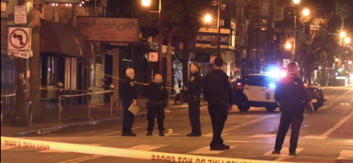 Mario Gomez Sanchez, 63, who collected recyclables, was shot and killed near 19th and Mission, caught in the middle of a dispute, @CKaftonKTVU reports. @SFPD @SFPDMission @sfpdinvestigate on the case. 3 others hurt