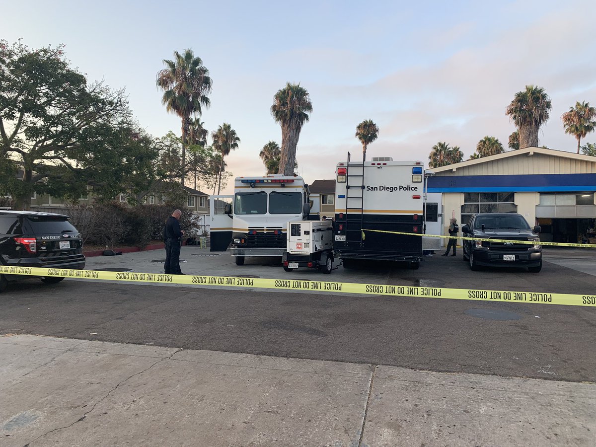 There's a SWAT standoff in the South Bay. Multiple suspects involved in a shooting are barricaded in an apartment complex.